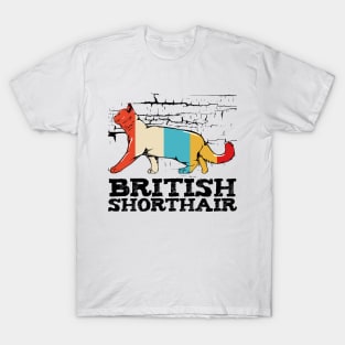 British Shorthair Cat T-Shirt